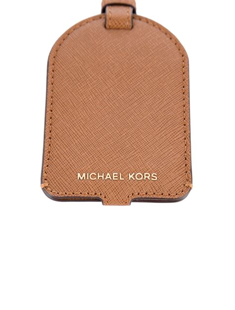 michael kors leather luggage tag|Michael Kors luggage clearance.